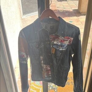 NWT GAP Destroyed Jean Jacket